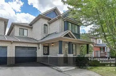 9 Longwood Avenue Richmond Hill Ontario L4E 4B1