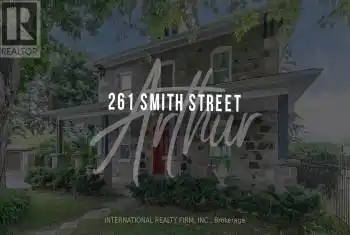 261 SMITH Street, Wellington North (Arthur), Ontario N0G1A0, 3 Bedrooms Bedrooms, ,3 BathroomsBathrooms,All Houses,For Sale,SMITH,X9250093