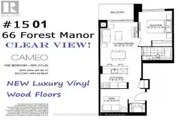 66 Forest Manor Road Unit# 1501, Toronto (Henry Farm), Ontario M2J0B7, 2 Bedrooms Bedrooms, ,1 BathroomBathrooms,Condo,For Sale,Forest Manor,C9267265