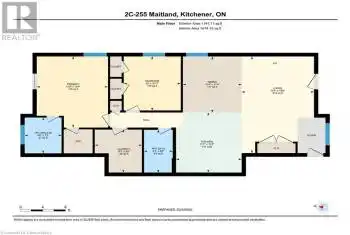 255 MAITLAND Street Unit# 2C, Kitchener, Ontario N2R0C8, 2 Bedrooms Bedrooms, ,2 BathroomsBathrooms,Condo,For Sale,MAITLAND,40639621