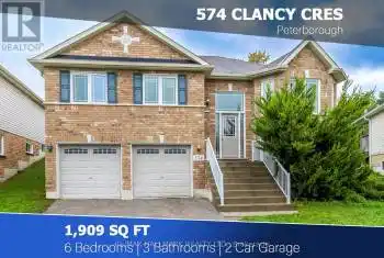 574 Clancy Crescent, Peterborough (Otonabee), Ontario K9K2S2, 6 Bedrooms Bedrooms, ,3 BathroomsBathrooms,All Houses,For Sale,Clancy,X9372591