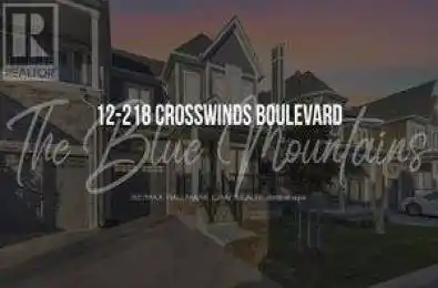 218 Crosswinds Boulevard Unit# 12 Blue Mountains Ontario L9Y5S8