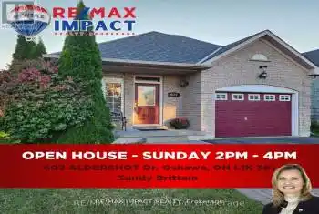 602 ALDERSHOT Drive, Oshawa (Eastdale), Ontario L1K3B1, 3 Bedrooms Bedrooms, ,3 BathroomsBathrooms,All Houses,For Sale,ALDERSHOT,E10383641