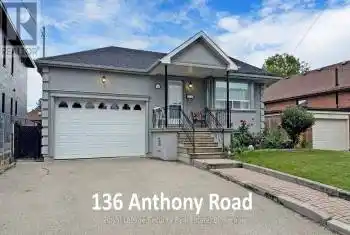 136 Anthony Road, Toronto (Downsview-Roding-CFB), Ontario M3K1B6, 4 Bedrooms Bedrooms, ,2 BathroomsBathrooms,All Houses,For Sale,Anthony,W10993146