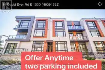 14 David Eyer Road Unit# 1030, Richmond Hill, Ontario L4S1M4, 2 Bedrooms Bedrooms, ,3 BathroomsBathrooms,All Houses,For Sale,David Eyer,N11892705